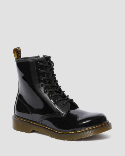Botas Con Cordones Dr Martens Youth 1460 Patent Cuero Para Niños DR5265S
